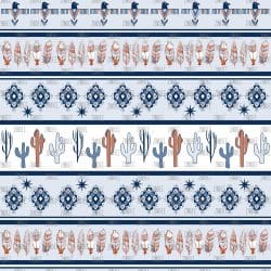 Native American Blue seamless (vinyl)