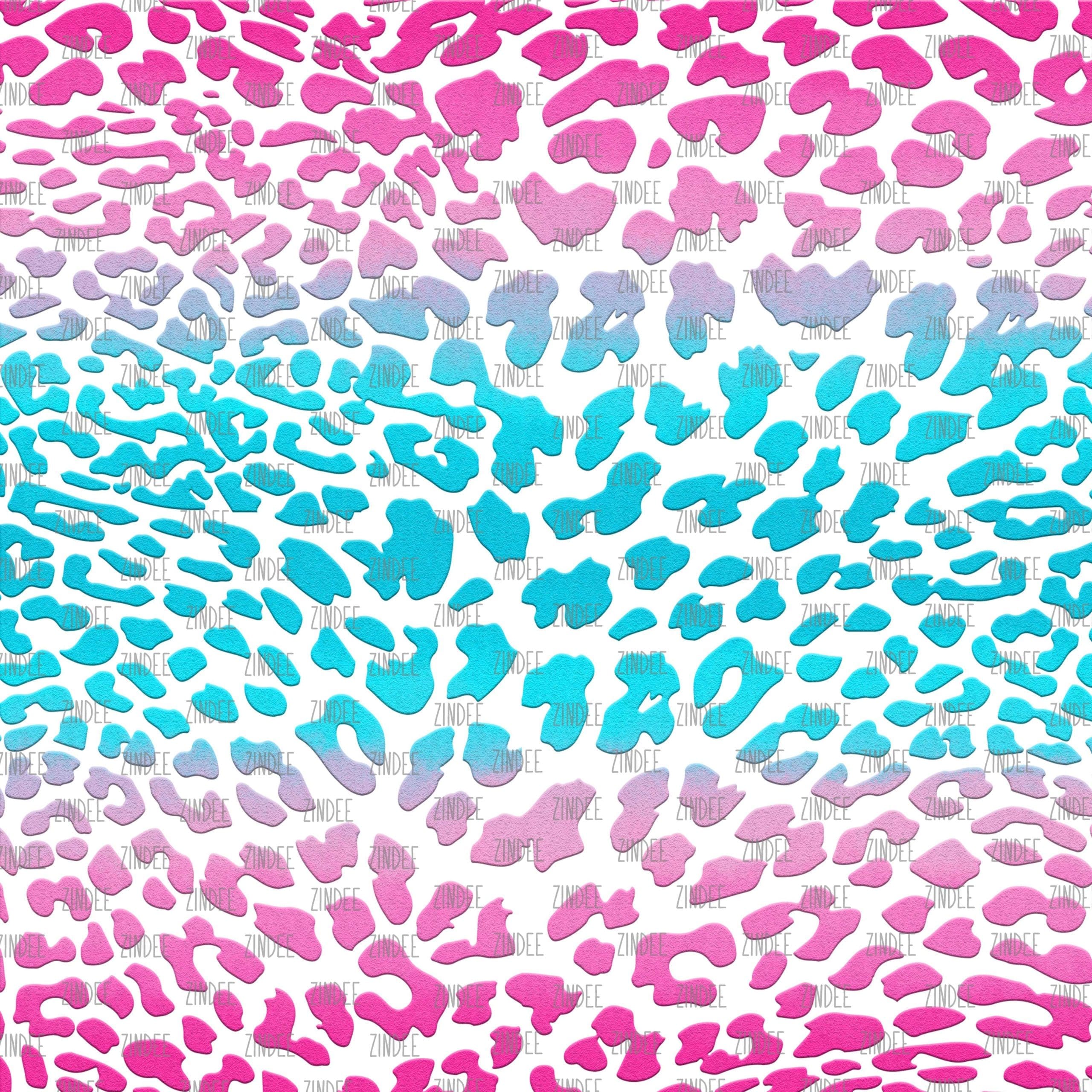 Neon Leopard Tropical (vinyl)