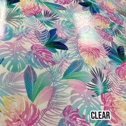 Alternative view of Neon Tropics seamless (vinyl)