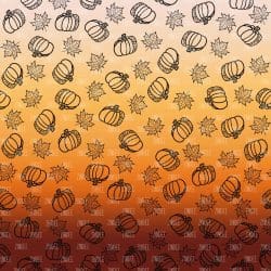 Ombre Sketch Autumn Pumpkins Black (digital paper)
