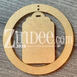 Circle Open Ornament 4" - Image 7