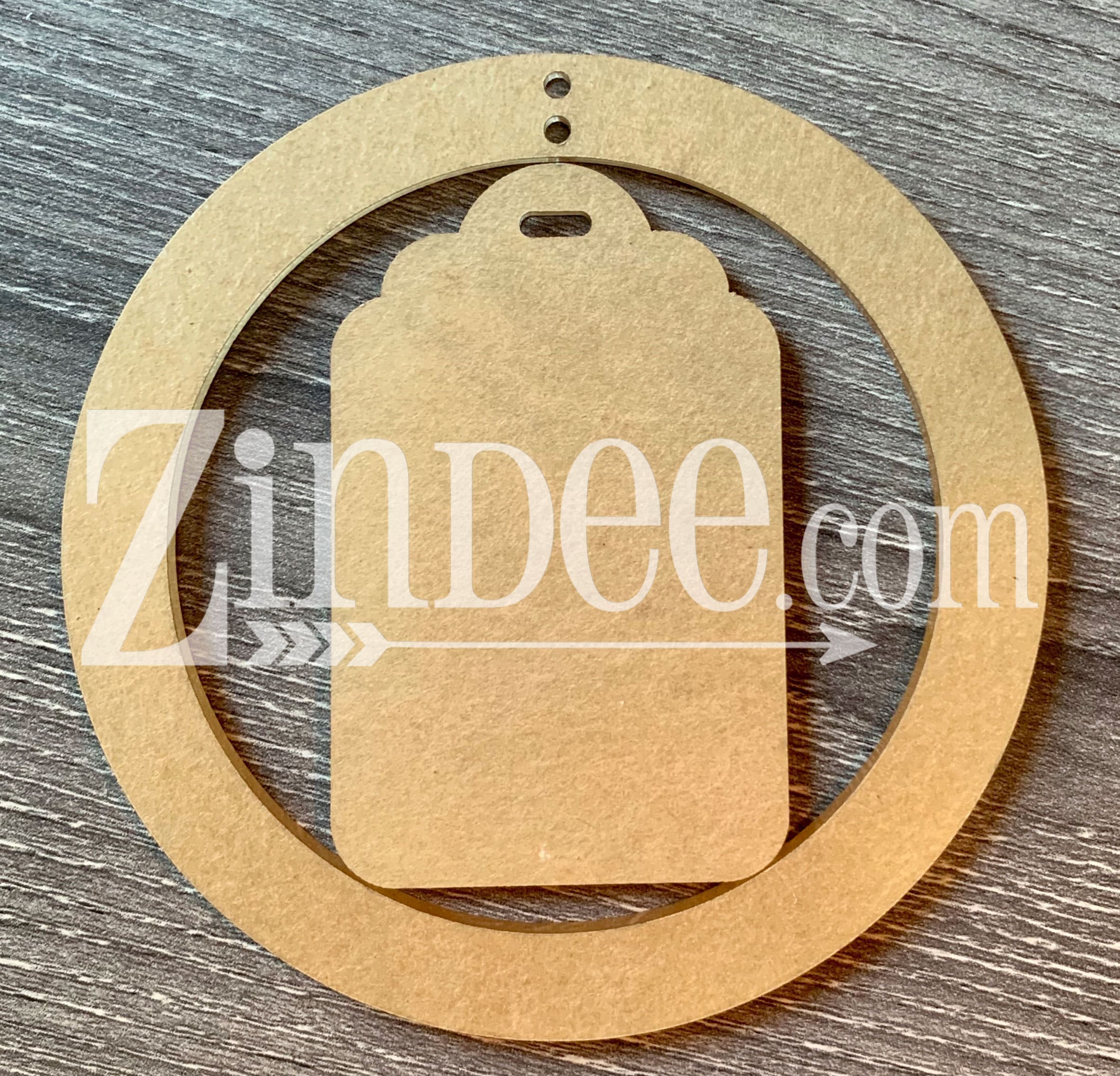 Circle Open Ornament 4" - Image 7