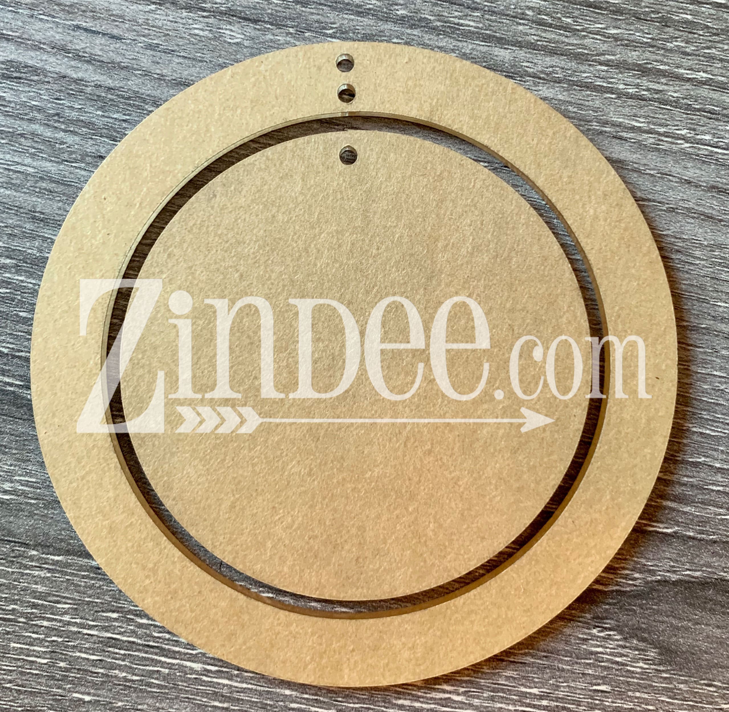Circle Open Ornament 4" - Image 3