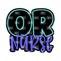 OR Nurse – Acrylic Keychain Blank (3") | Optional Sticker or UV DTF