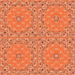 Orange Bandana seamless (digital paper)