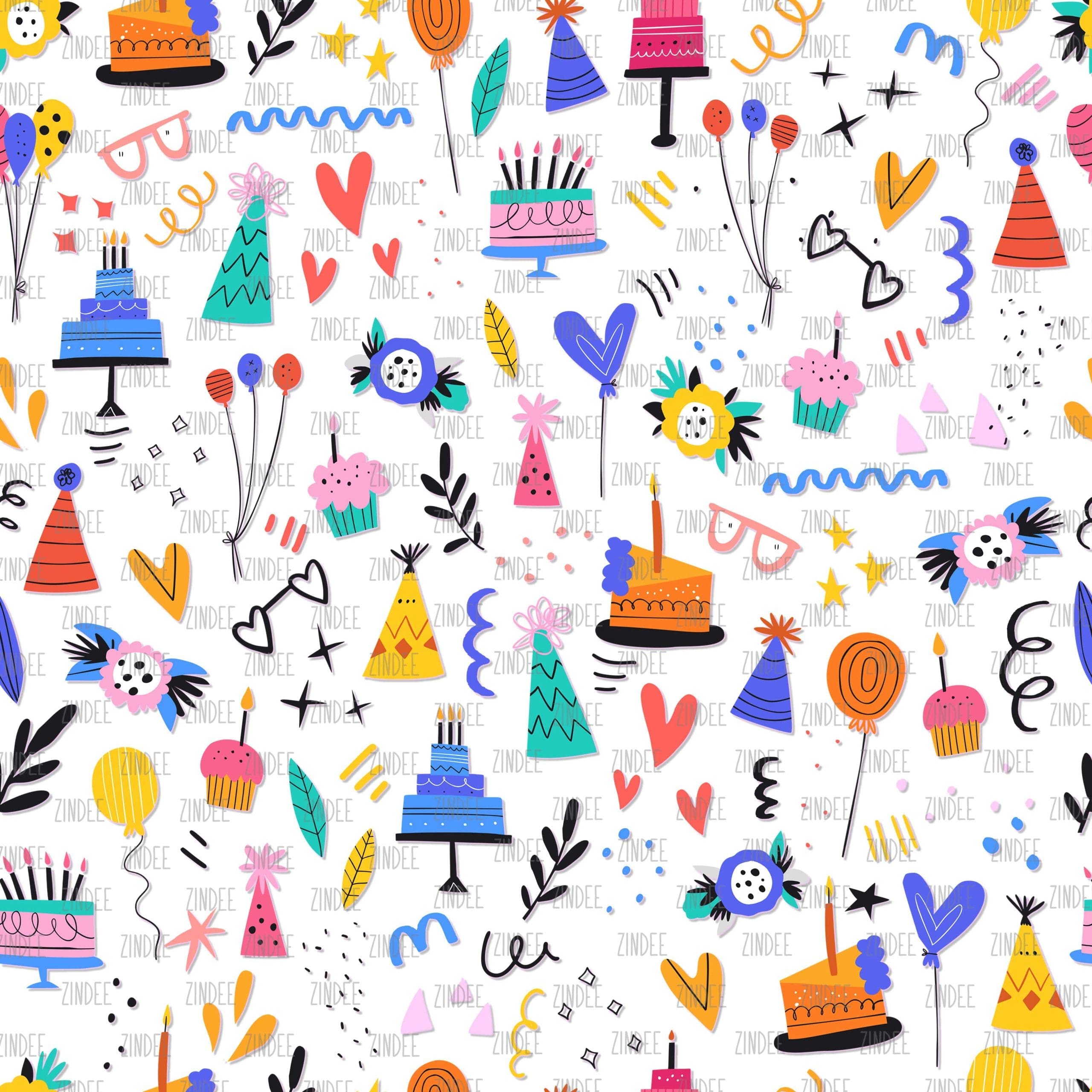 Party Time seamless (digital paper)