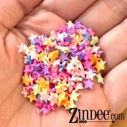 Alternative view of Pastel Stars Polymer Clay