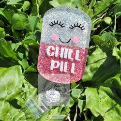 Dog Tag/Pill Shape – Acrylic Keychain Blank (2") | Optional Sticker or UV DTF - Image 4