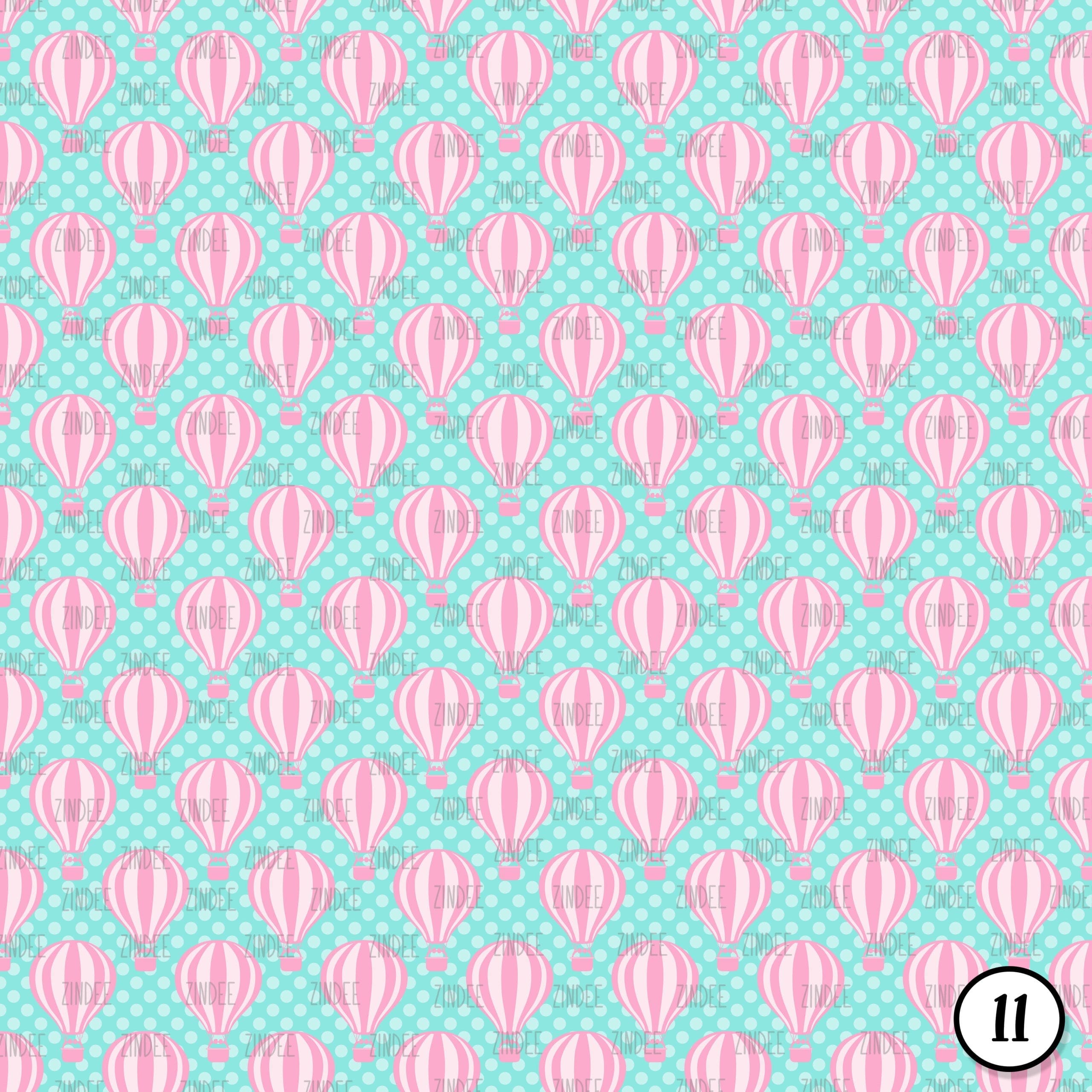 Pink & Blue Air Balloon (vinyl) - Image 12