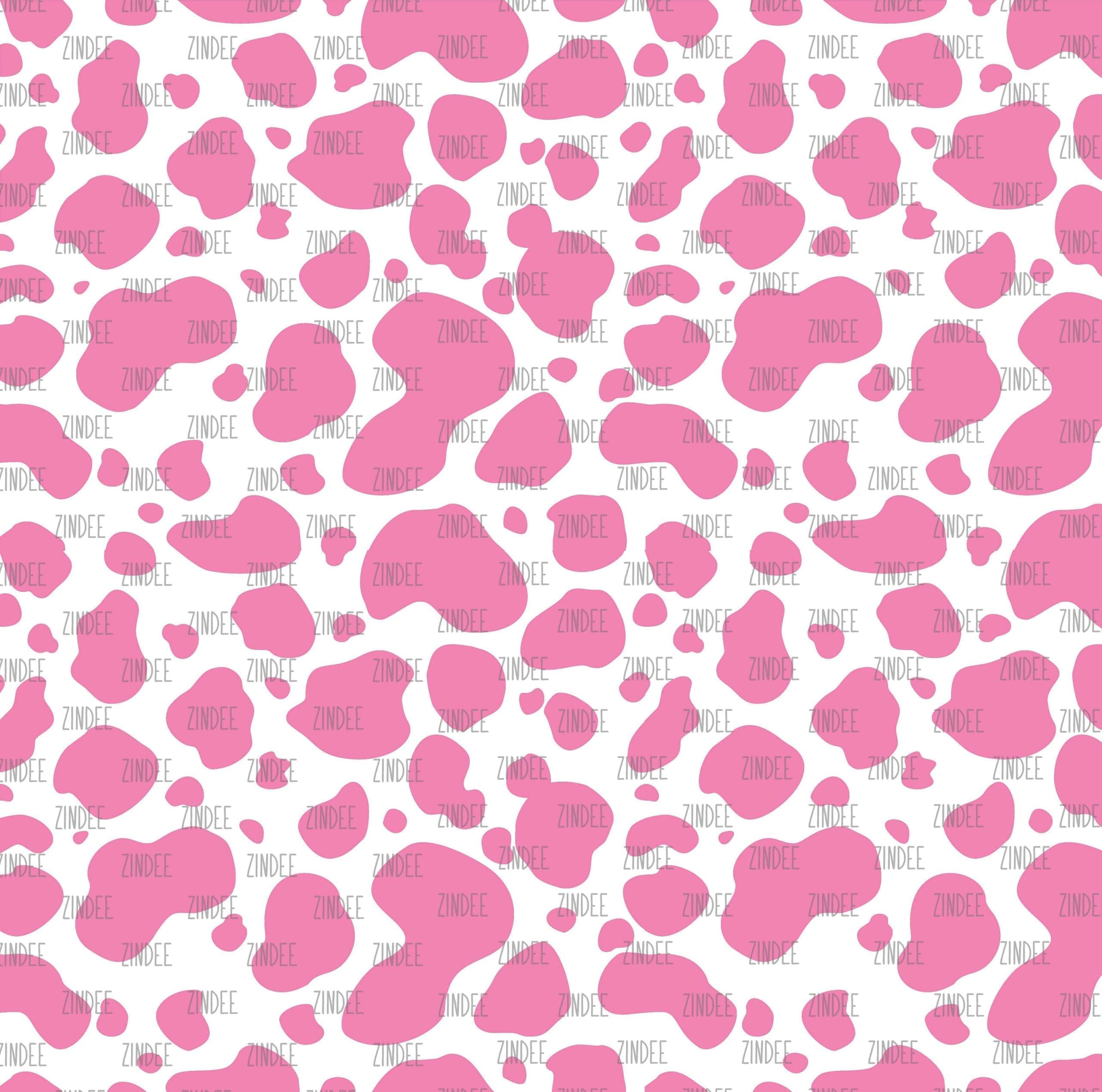 Cow Print Pink (digital paper)