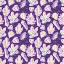 Pink Purple Crystals seamless (digital paper)
