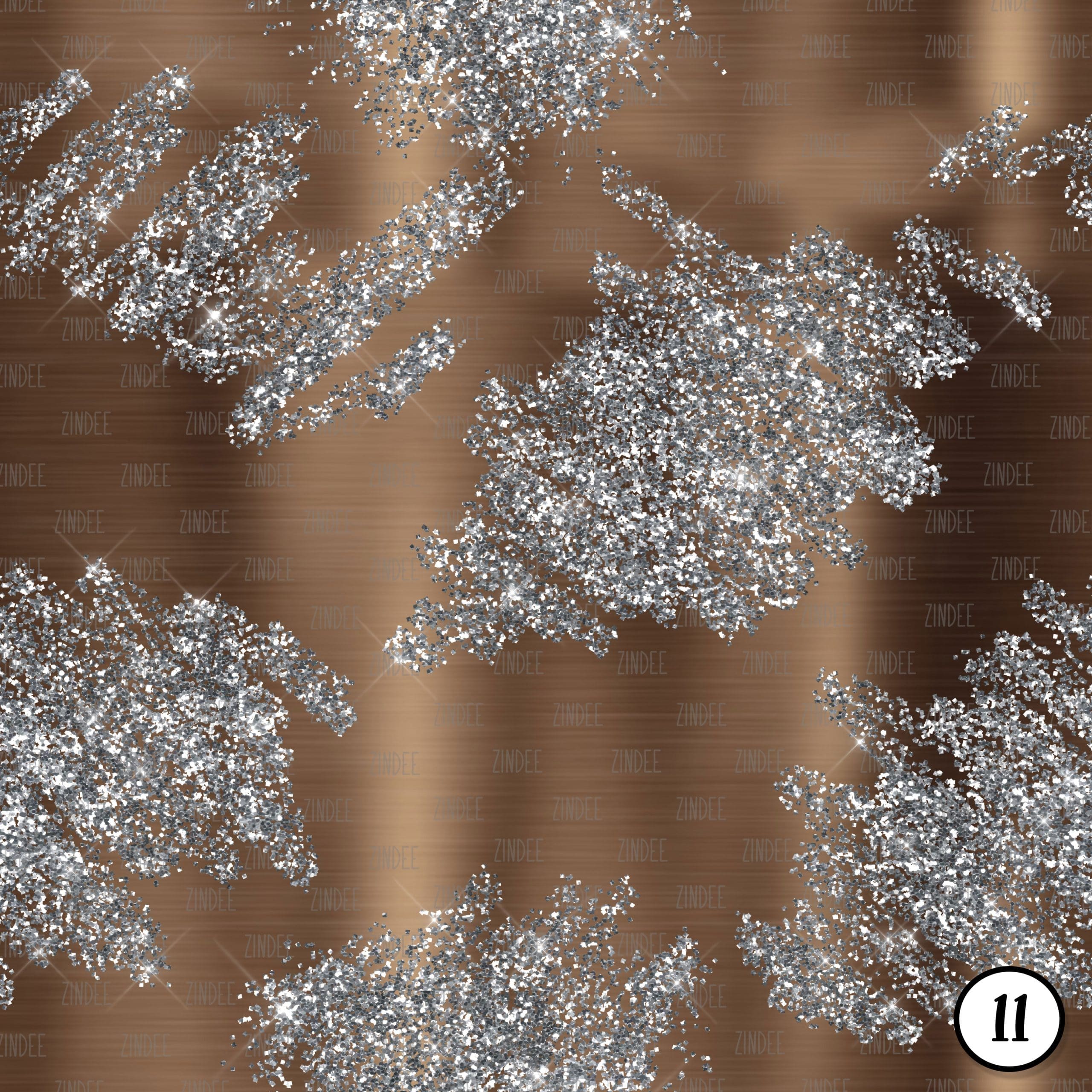 Poured Silver Glitter (vinyl) - Image 12
