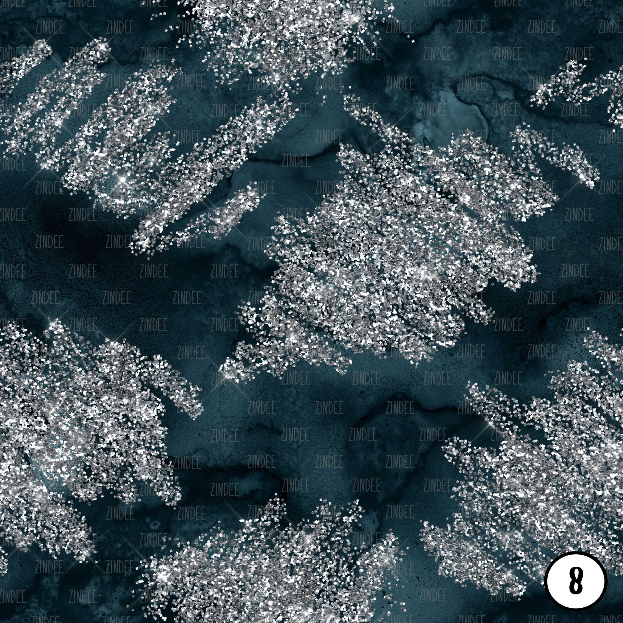 Poured Silver Glitter (vinyl) - Image 9