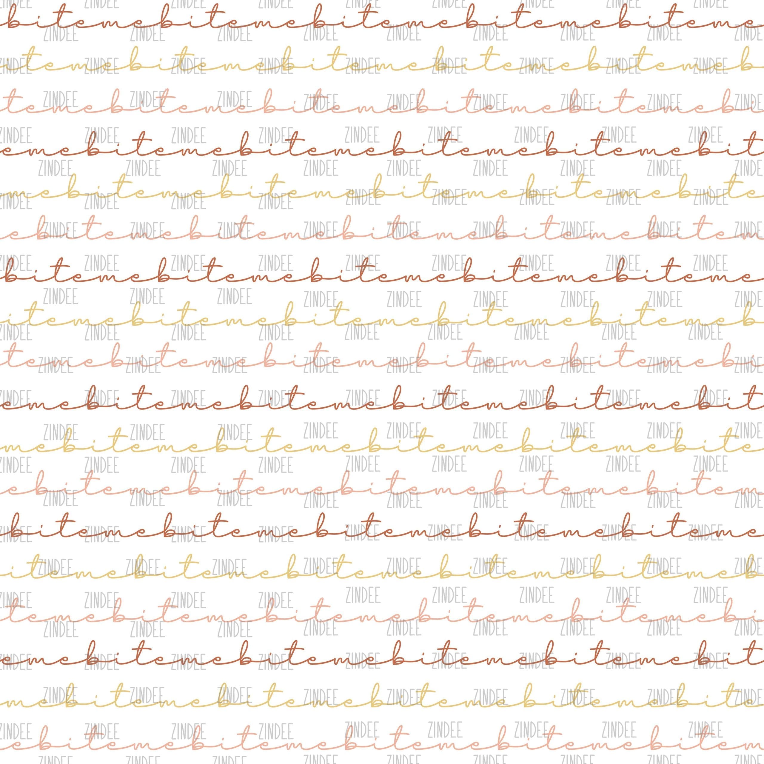 Pretty Pink Bite Me seamless (digital paper)