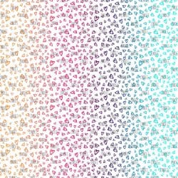 Rainbow Sketch Hearts (vinyl)