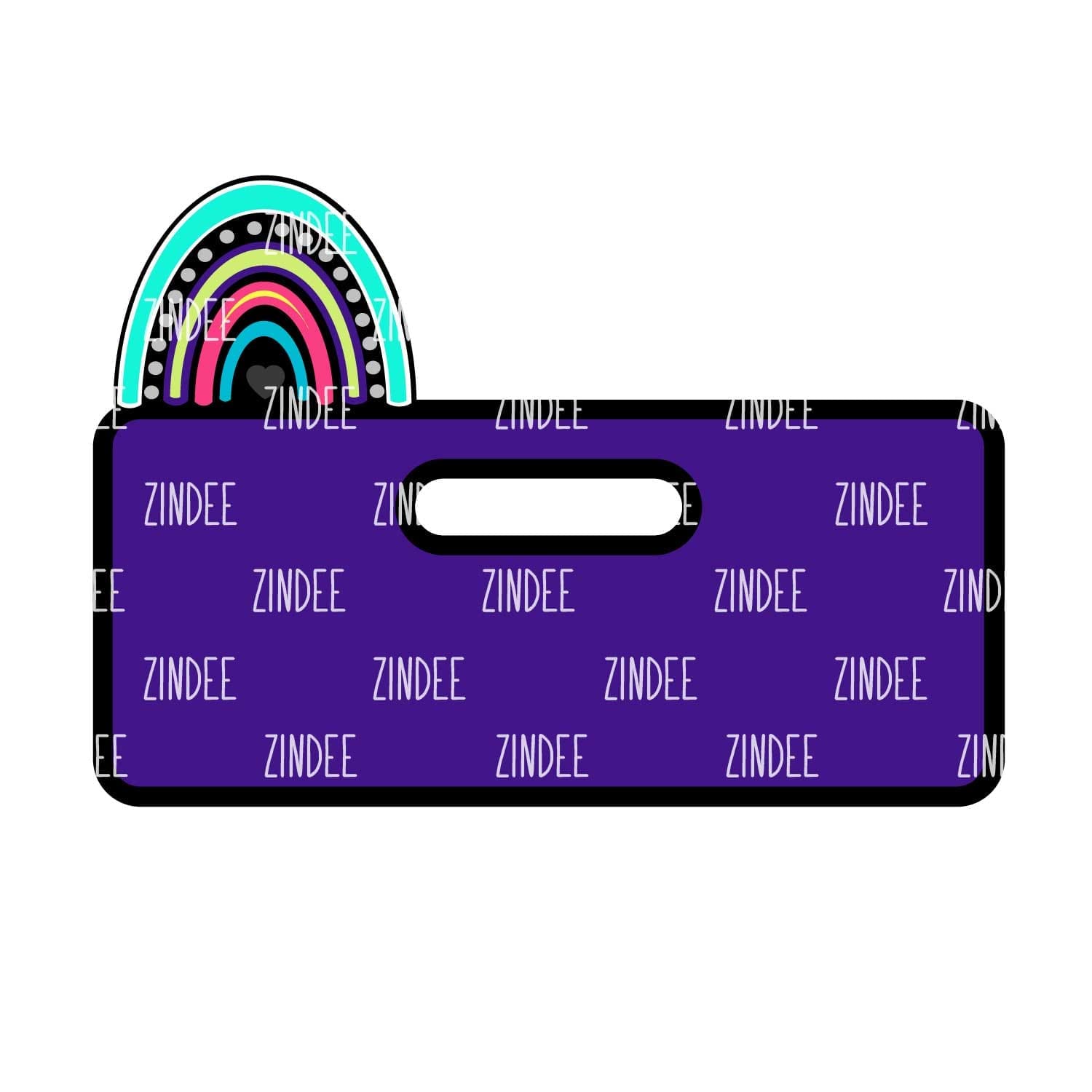 Rainbow Badge Topper (Vertical) (lightweight acrylic) - Image 2