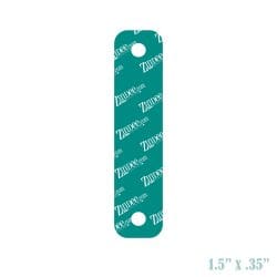 Rectangle Charm 1.5 inch 2 holes (10 pack)