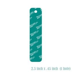 Rectangle Charm 2.5 inch 1 hole (10 pack)