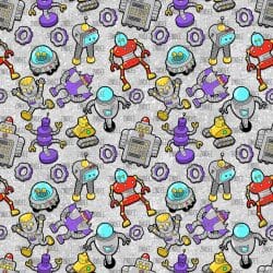 Robots seamless (digital paper)
