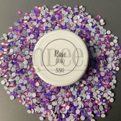 Rose AB Hotfix Rhinestone ss10 (machine cut) 10 Gross