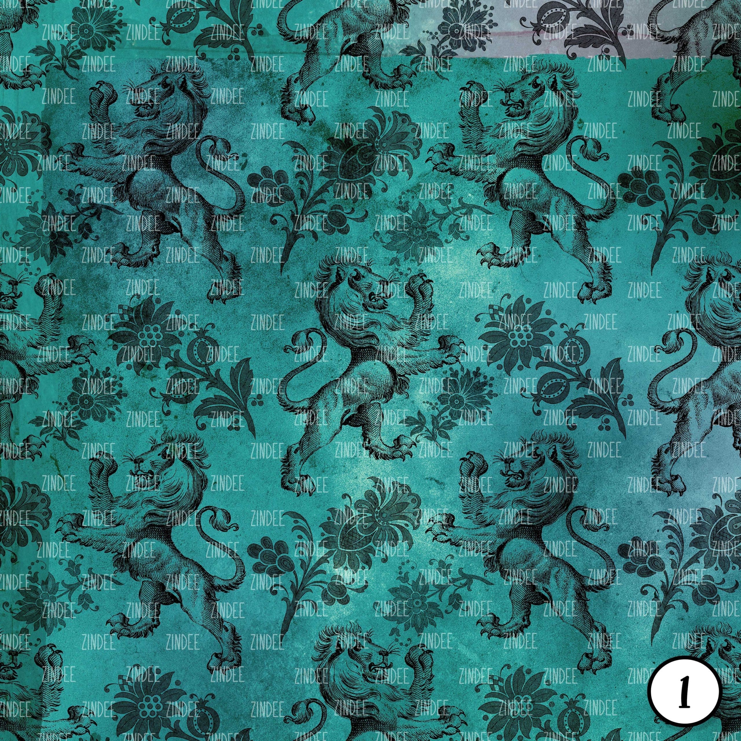 Rustic Damask Textures (vinyl) - Image 2