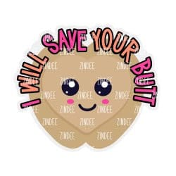 Save Your Butt – Acrylic Keychain Blank (3") | Optional Sticker or UV DTF
