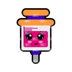 Shot – Acrylic Badge Reel Blank (2") No Hole | Optional Sticker or UV DTF