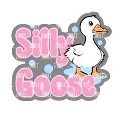 Silly Goose – Acrylic Keychain Blank (3") | Optional Sticker or UV DTF