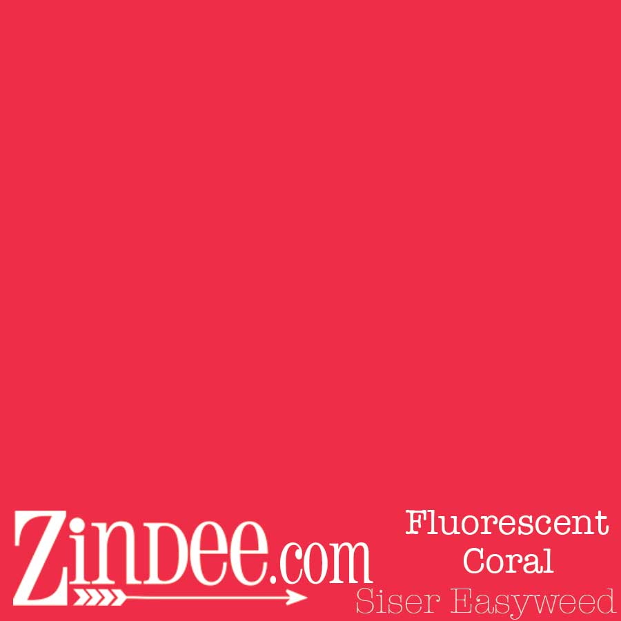 Siser EasyWeed Fluorescent Coral