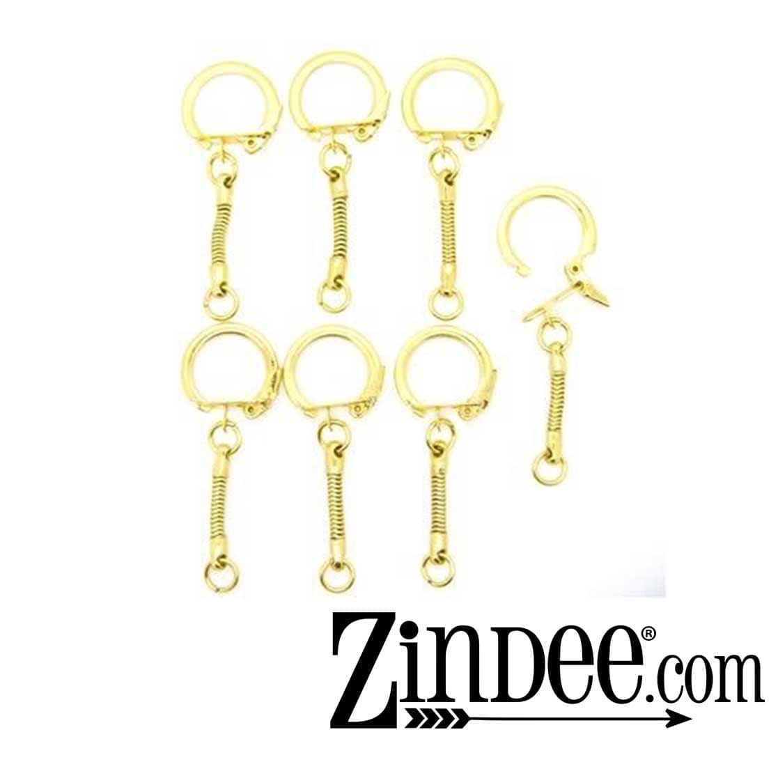Snake Chain W/ Snap End Jump Ring Gold (10 pack)