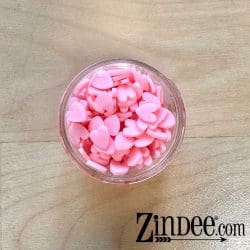 Soft Pink Hearts Polymer Clay