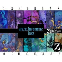 Sparkling Marble Inks (vinyl)