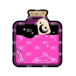 Square Potion Bottle – Acrylic Keychain Blank (3") | Optional Sticker or UV DTF