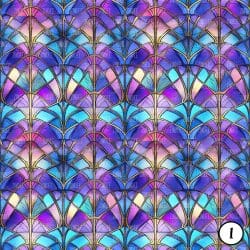 Alternative view of Stained Glass Mermaid (vinyl)