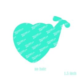 Stethoscope Heart – Mini Acrylic Charm Blank (1.5") No Hole | Optional Sticker or UV DTF - Image 2