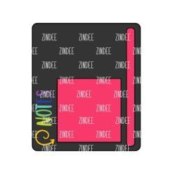 Alternative view of Sticky Note Holder (Pen Version) (Black Acrylic)
