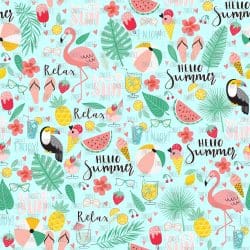 Summer Time Blue (digital paper)