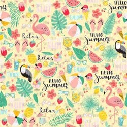 Summer Time Yellow (digital paper)