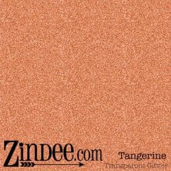 Tangerine Transparent Glitter Vinyl