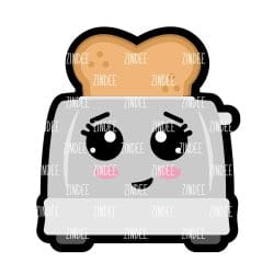 Toaster – Acrylic Keychain Blank (3") | Optional Sticker or UV DTF