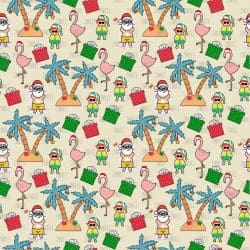 Tropical Christmas (digital paper)