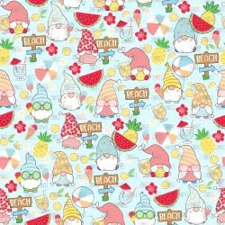 Gnomes Tropical seamless (digital paper)