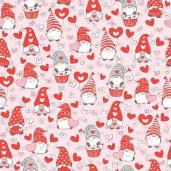 Gnomes Valentine seamless (vinyl)