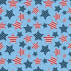 Vintage Patriotic Stars seamless (digital paper)