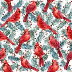 Winter Cardinals 4 seamless (digital paper)