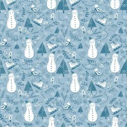 Winter Wonderland Blue seamless (digital paper)