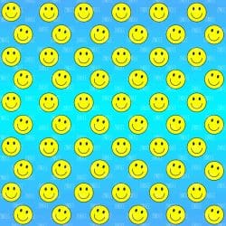 Yellow Smiley Faces seamless (vinyl)