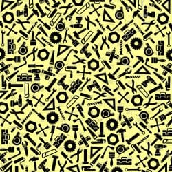 Yellow Tools (digital paper)