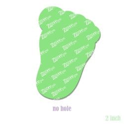 Baby Foot – Acrylic Badge Reel Blank (2") No Hole | Optional Sticker or UV DTF - Image 2