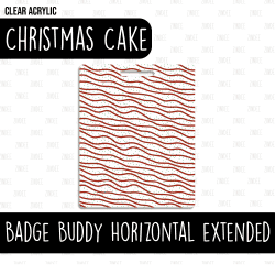 Badge Buddy Horizontal (Extended-Version) (Christmas Cake)
